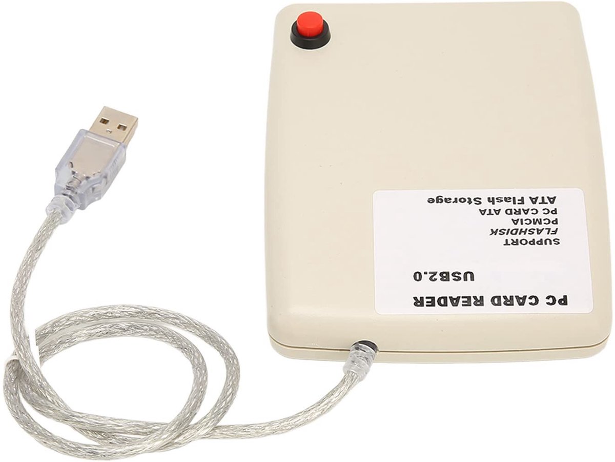 OmGoods - Dailygoody - USB 2.0 Kaartlezer - Geheugenkaartlezer - Stabiele transmissie - Compact formaat - Geheugenkaartlezer - Geschikt voor PC - 68P...