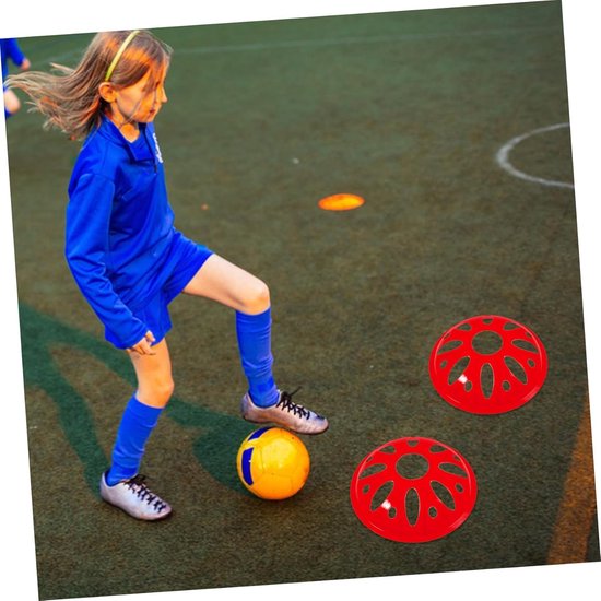 Voetbal Trainingsschijven - Agility Kegels Pionnen - Sporttraining Verbeteren - Duurzaam Flexibel PE Materiaal — afbeelding 4