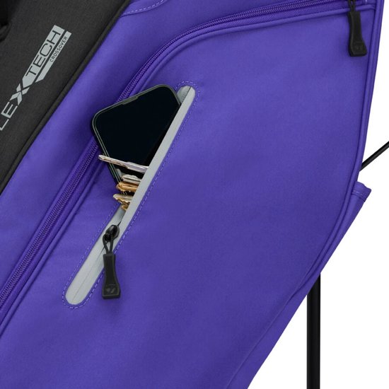 TaylorMade Flextech Crossover Standbag 2026 - Paars Zwart van TaylorMade — afbeelding 4
