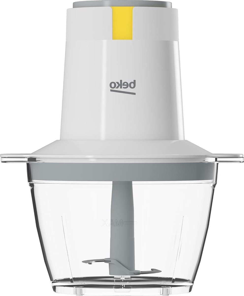 Mini Hakmachine - Keuken chopper - Snel ingrediënten hakken - Roestvrijstalen messen - 0.5 L - Wit