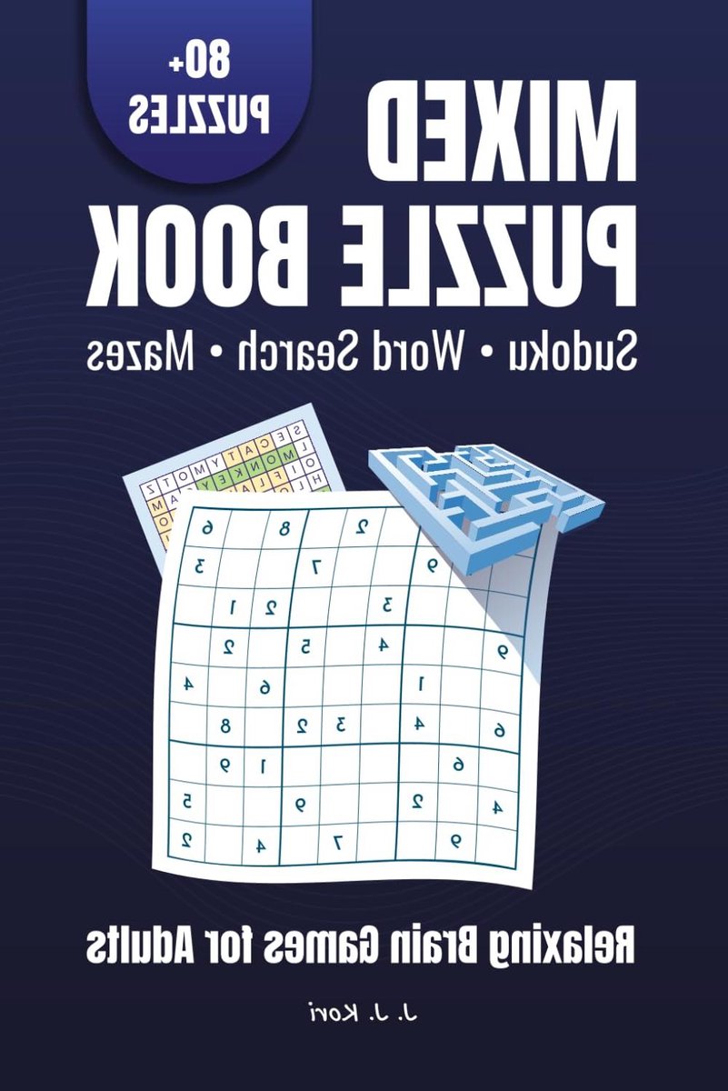 Puzzelboek Volwassenen - Hersenkrakers - Ontspanning en training - Meer dan 80 puzzels - 118 pagina's - Niet gespecificeerd