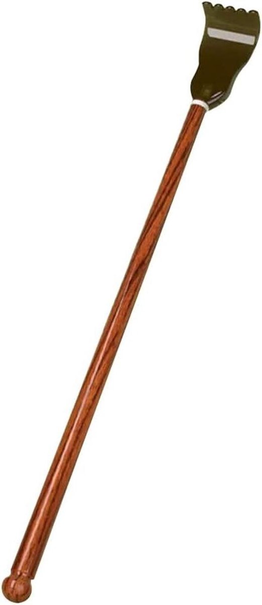 Ruggenkrabber - Krabpaal - Ontspannen - Natuurlijk sandelhout - 40 cm - Rood
