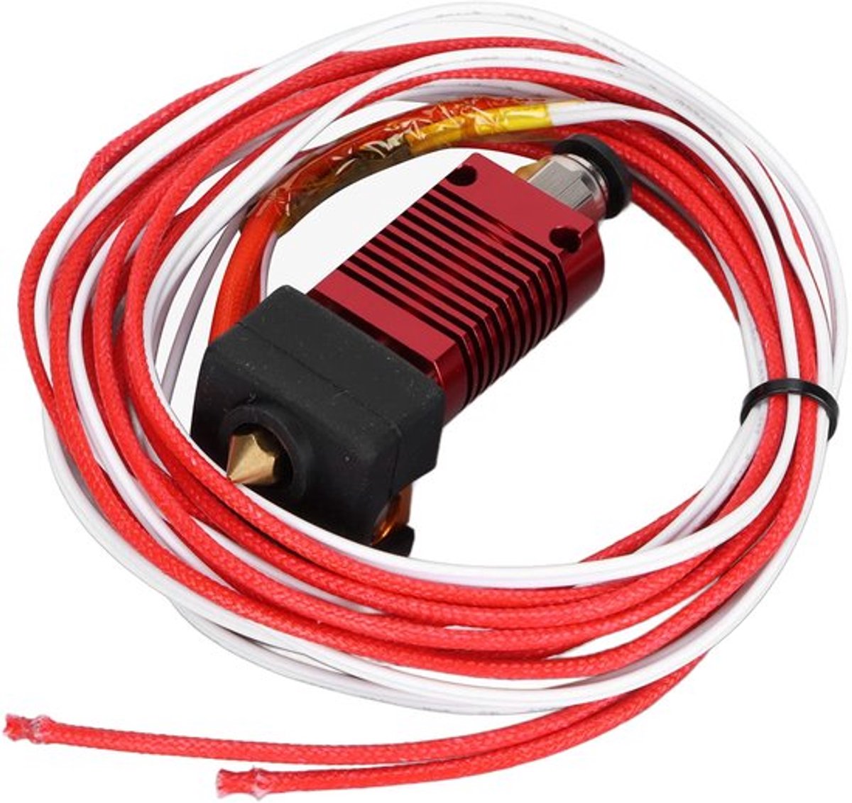3D Printer Nozzle Onderdelen, Pluggable Thermistor Siliconen Deksel 3D Printer Extruder Hot End Kit voor Ender3, voor TEVO Typhoon, voor ANET E12, 12V