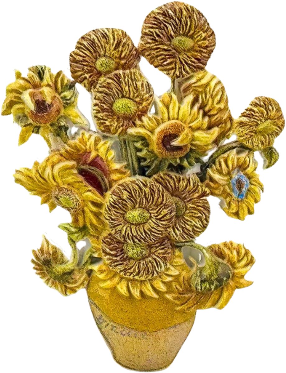 Koelkastmagneet - Magneet Holland - Zonnebloem - van Gogh