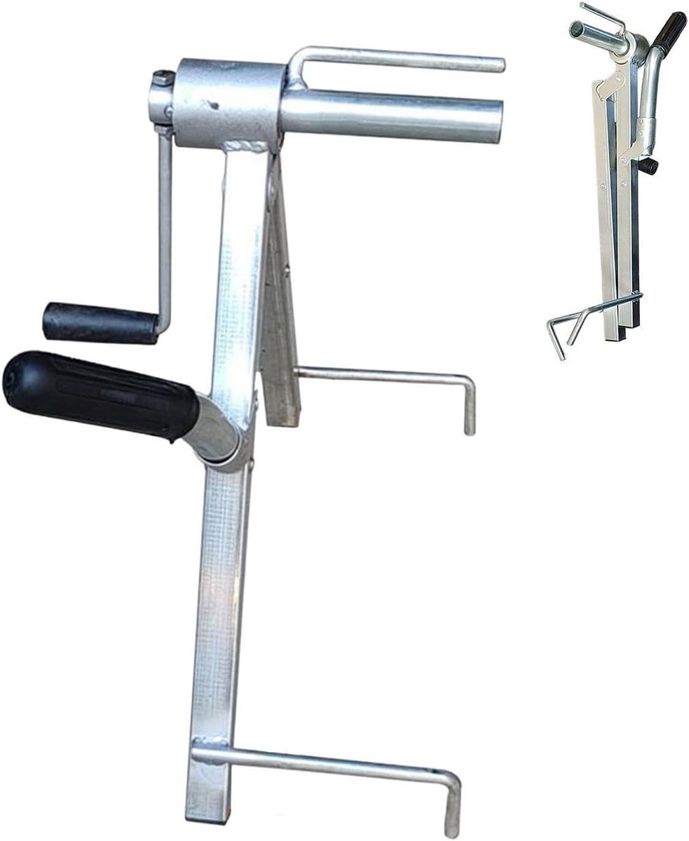 Tuinslanghaspel - Slanghouder - Tuin water geven - Roestvrijstalen frame - 35x40x13cm - Zilverkleurig