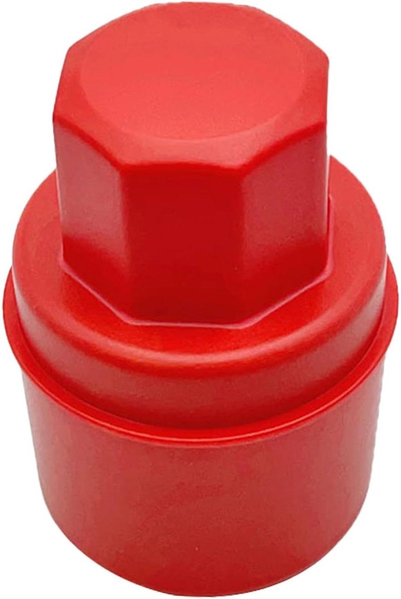 Glans Spons - Banden Applicator - Banden Onderhoud - Ergonomisch Ontwerp - 8.5 x 12 cm - Rood