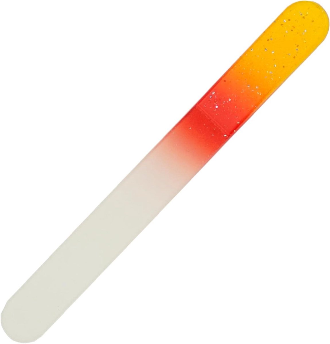 Glasvijl - Nagelvijl - Nagels Vijlen - Dubbelzijdig - 9 cm - Geel/rood