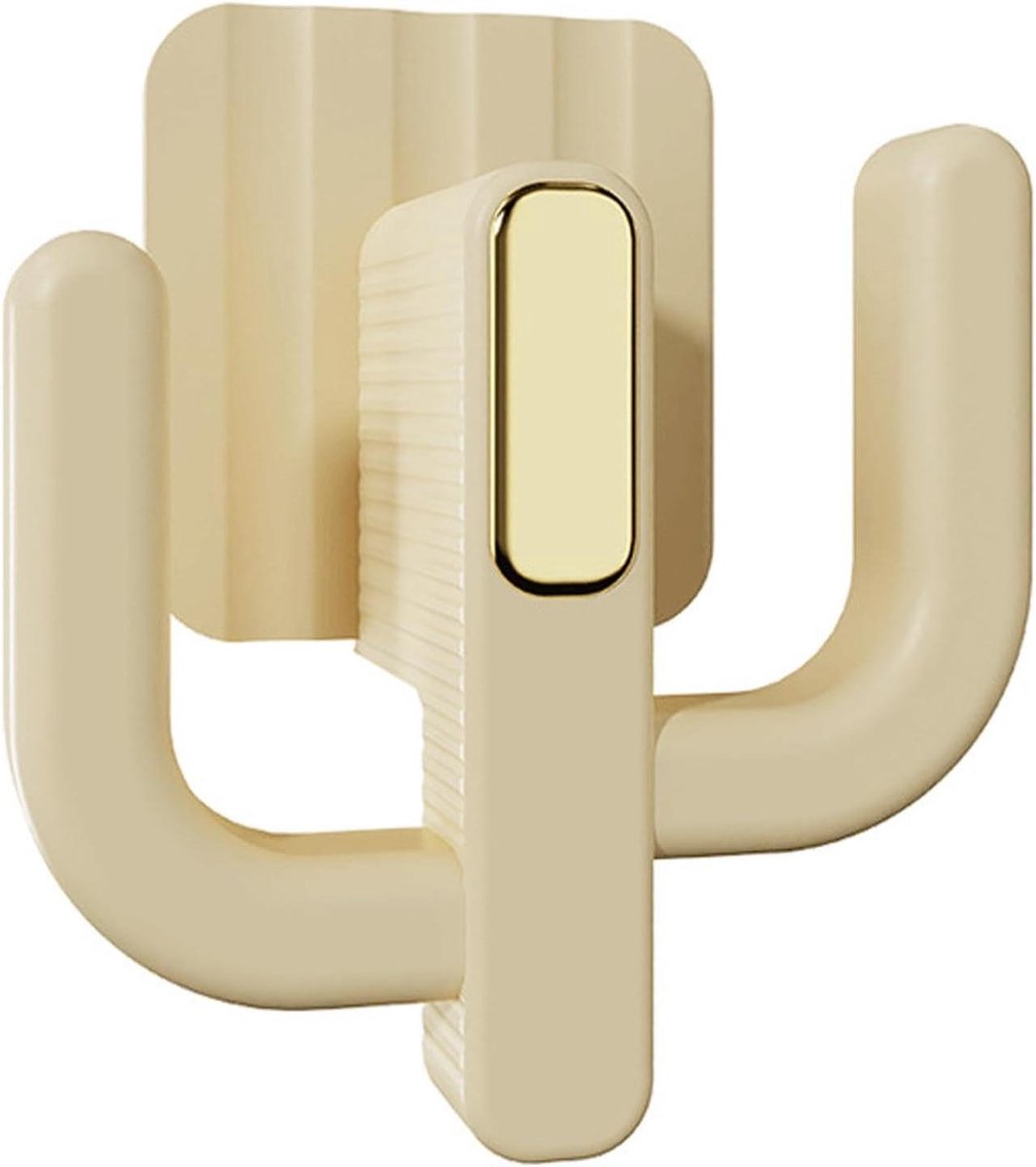 Schoenenrek - Pantoffel Houder - Ruimte Besparen - Wandmontage - 6x6.4cm Basis - Geel