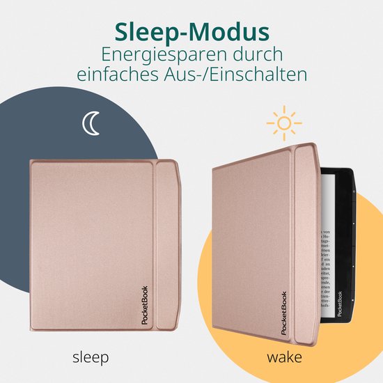 PocketBook Era Lite e-reader Stone Green – 7 inch – 16 GB – spatwaterdicht + Stone Green met Beige Flip Cover – voordeelbundel — afbeelding 5