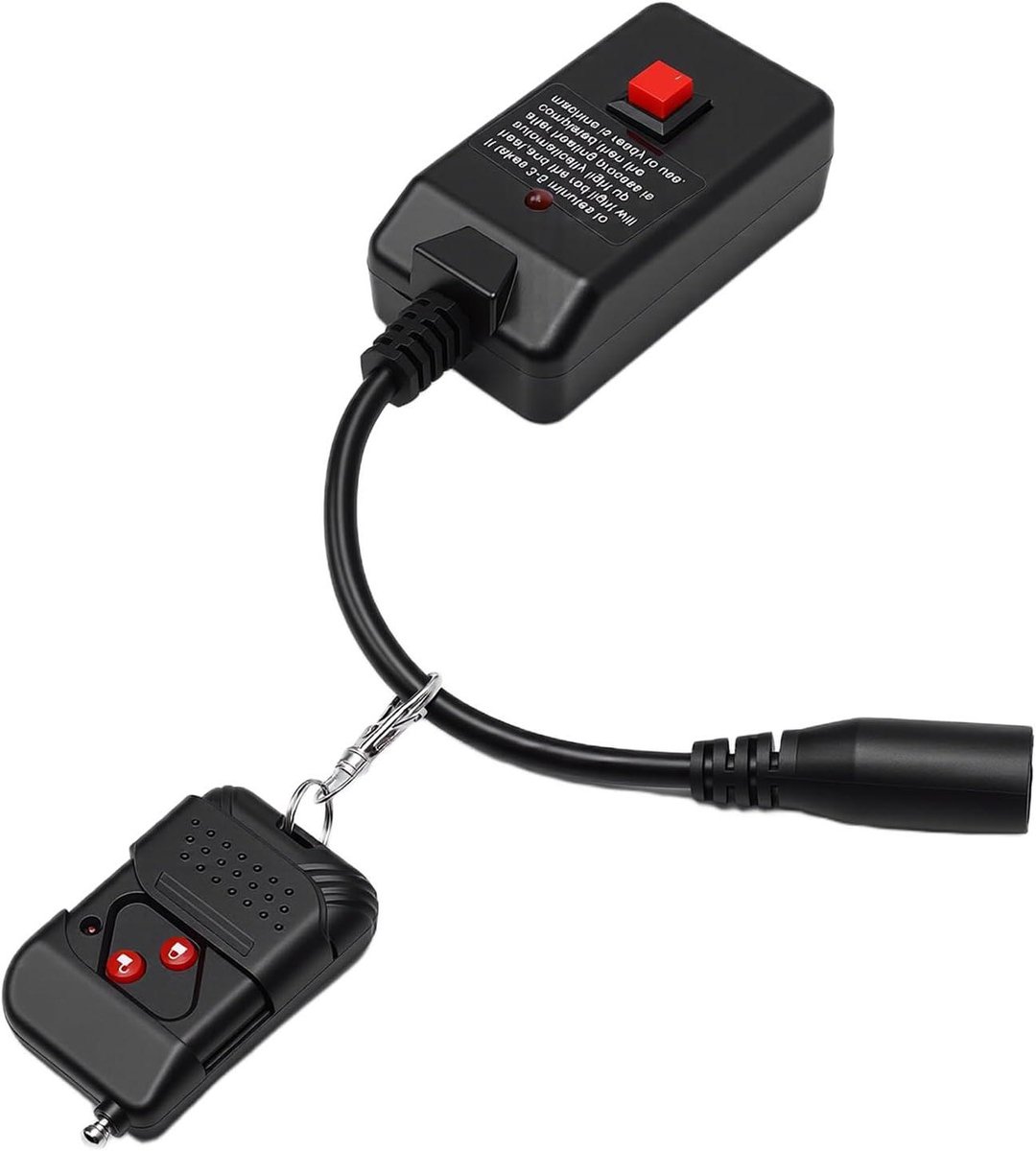 Afstandsbediening Rookmachine - Draadloze Controller - Evenementen Bediening - Dubbele Knop Bediening - 14 Meter Bereik - Zwart