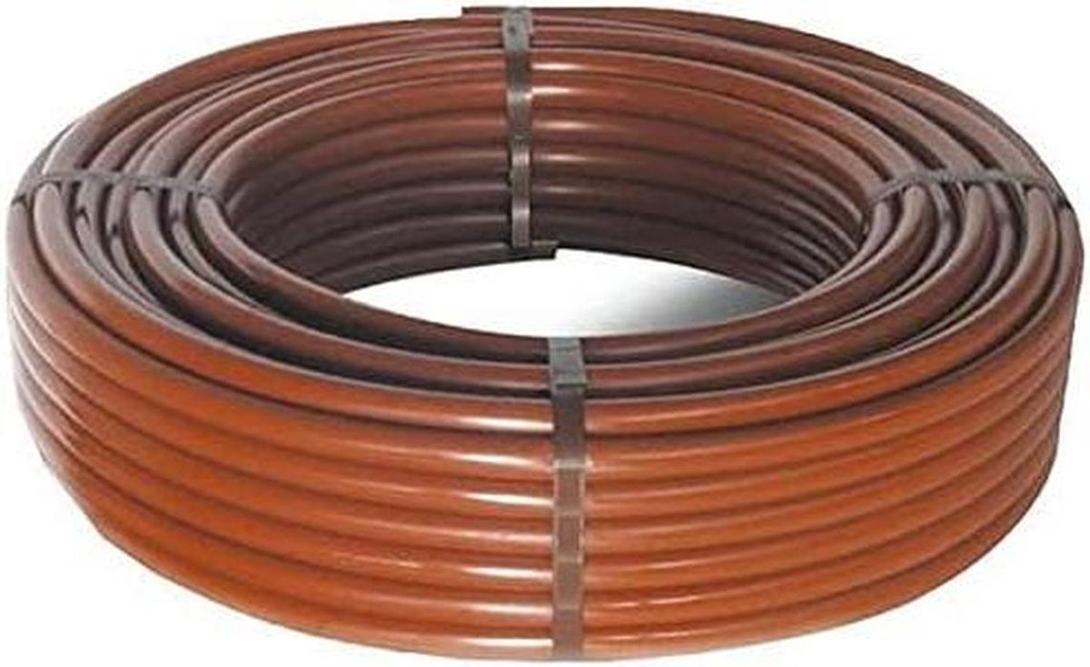 Druppelslang Bruin Glad - Irrigatieslang Tuinslang - Planten Water Geven - Zonder Ingebouwde Druppels - 25 Meter - Bruin