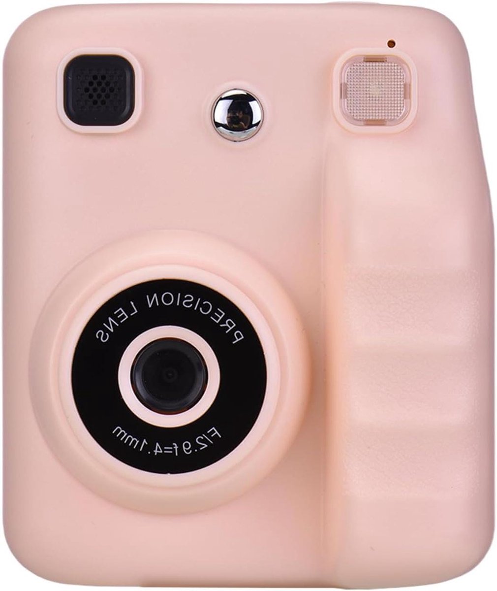 Direct Print Camera - Kinder Camera - Foto's Maken Printen - 48MP HD Video - 32GB Kaart - Roze