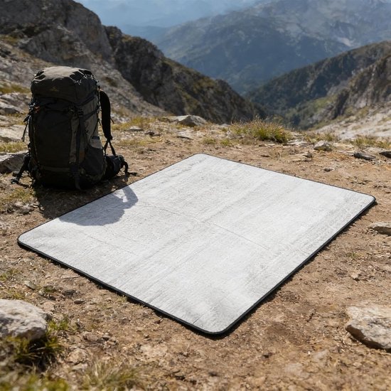 Schuimfolie Mat - Isolatiekussen Slaapmat - Kamperen Buiten - Waterdicht Scheurbestendig - 180 x 180 cm - Enkele Attribuut — afbeelding 3