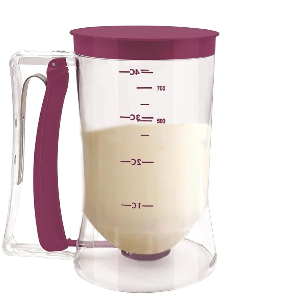 Deegdispenser - Beslag Schenker - Bakken Maken - Eenvoudige Bediening - 12cm Breed - Transparant