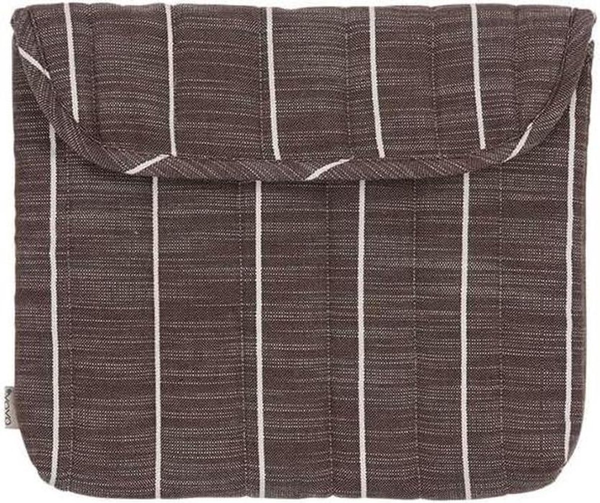 Laptop Sleeve - Laptophoes Beschermhoes - Laptop Beschermen - Zachte Vulling - 26 x 35 cm - Bruin