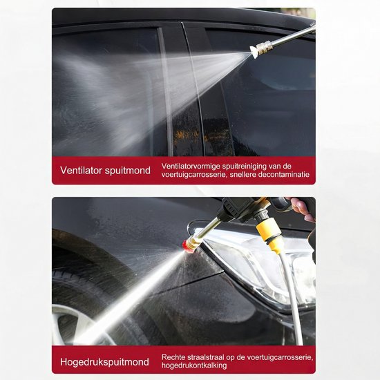 Hogedruk Accu Hogedrukreiniger Set - Draadloze Autowas Pistool met 15-cel Batterij + Gereedschapskoffer - Draagbare Reinigingsspuit B-type — afbeelding 4