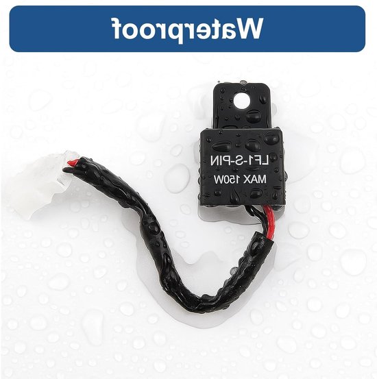Universele 12V LED Indicator Relay voor Motoren - 2 Pin, Waterdicht, Frequentie Controle, Maximaal 150W, Centrale Indicator — afbeelding 3