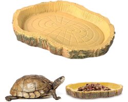 Voedingskom voor Reptielen - Ideaal voor Schildpadden, Hagedissen en Kikkers - Simulatie Water Turtles en Voeding voor Geckos