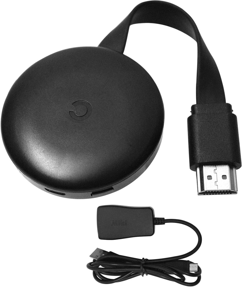 Draadloze HDMI Dongle voor TV en Monitor, 1080P Schermspiegeling, Geschikt voor Chromecast, Miracast en Airplay, Ideaal voor iOS, Android, Mac en Windows apparaten