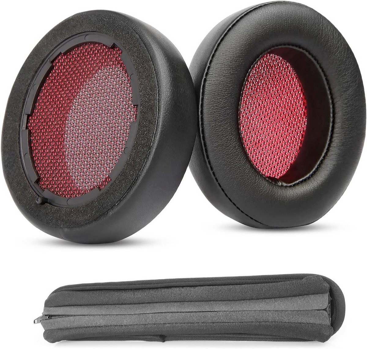 Vervangende Oorkussens voor Stereo Hoofdtelefoons - Comfortabele Earpads en Hoofdband Accessoire voor Geluidskwaliteit en Draagcomfort