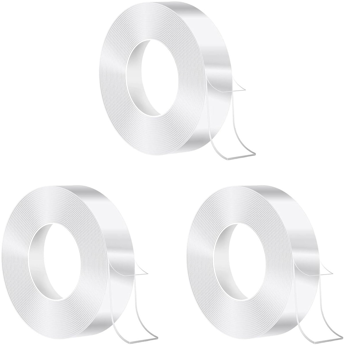 Dubbelzijdige Nano Tape - Extra Sterke Plakband voor Vloerkleden, Keuken en Feestdecoraties (3 Meter)