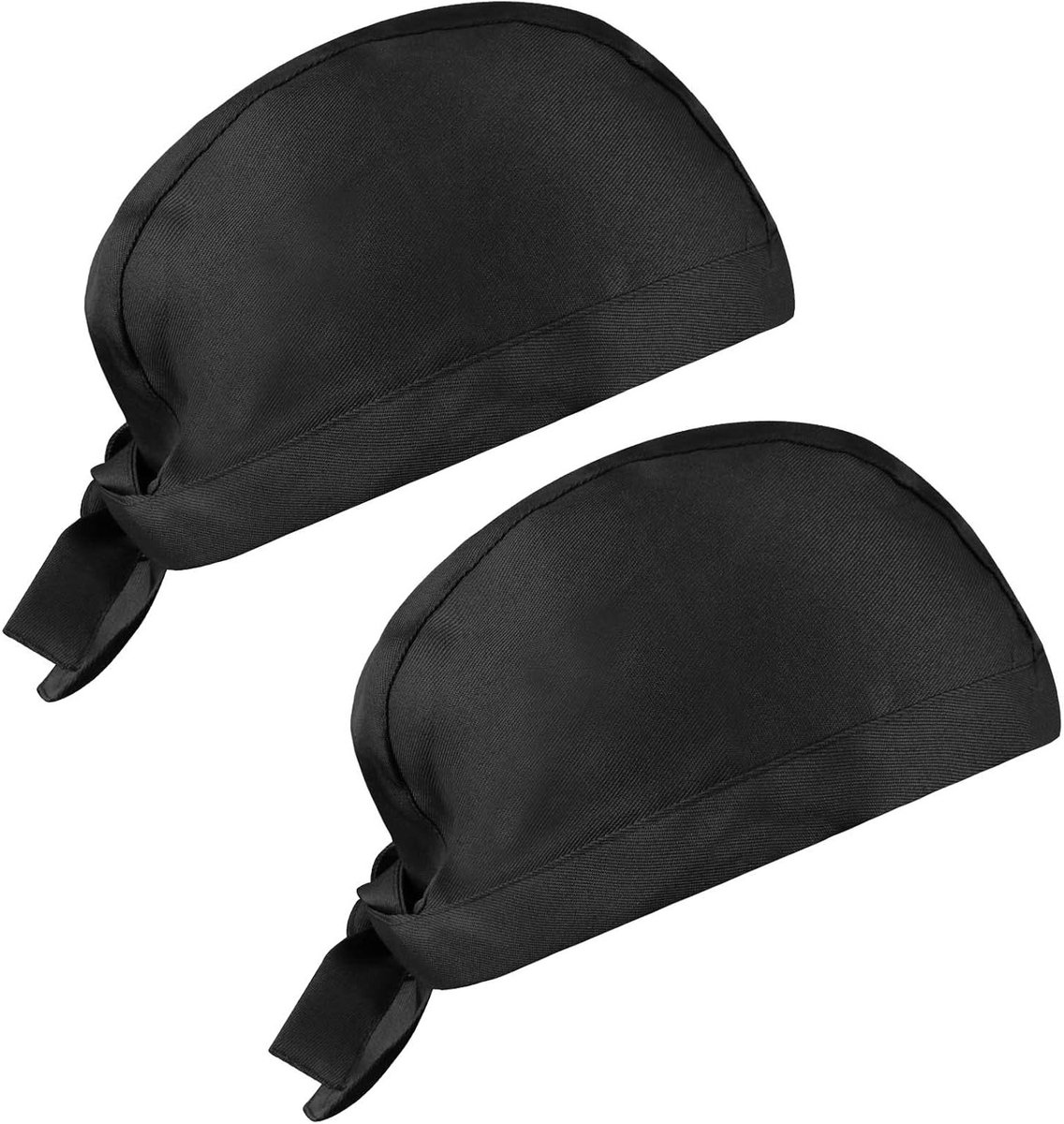 Verstelbare Bandana en Chefsmuts Set voor Koken, Grillen en Piratenkostuum, 2 Stuks, One Size
