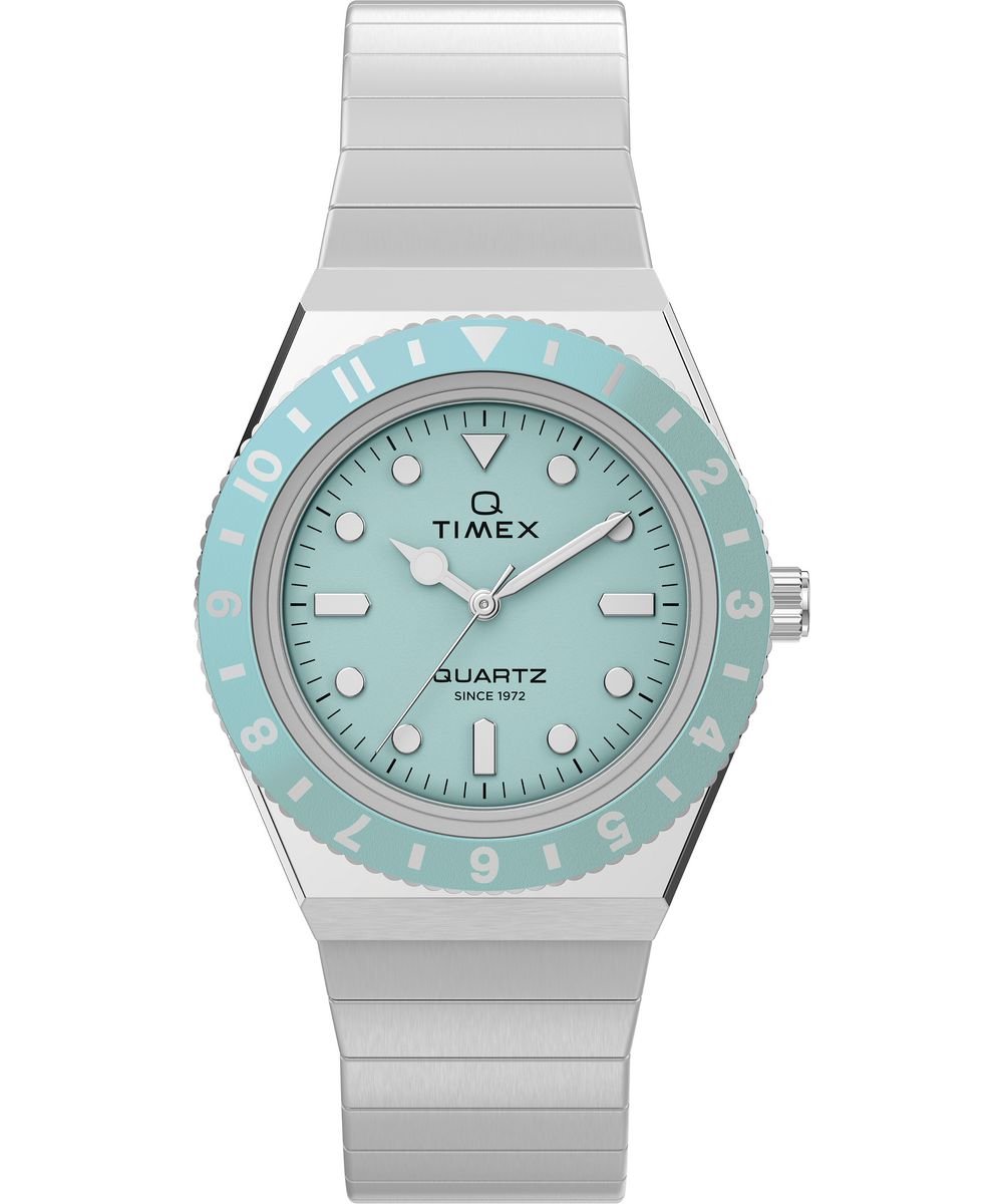 Timex Q Sport TW2Y77300 Horloge - Staal - Zilverkleurig - Ø 30 mm