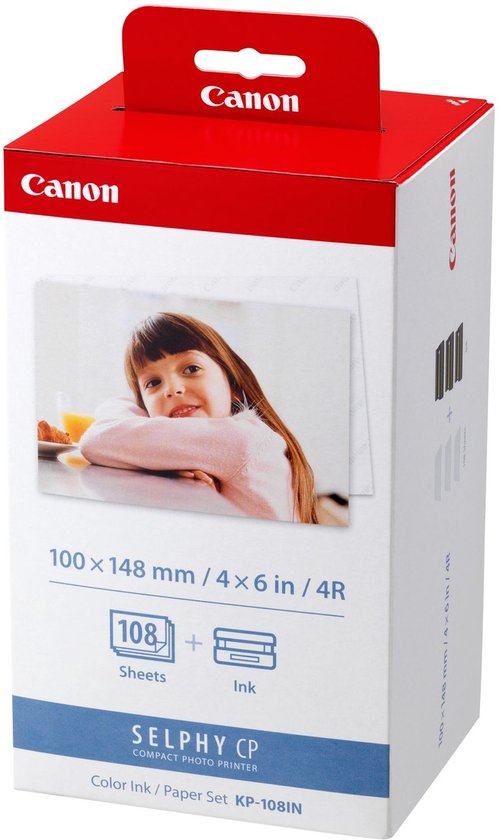 Canon KP-108IN - Inktcartridges Kleur + Fotopapier