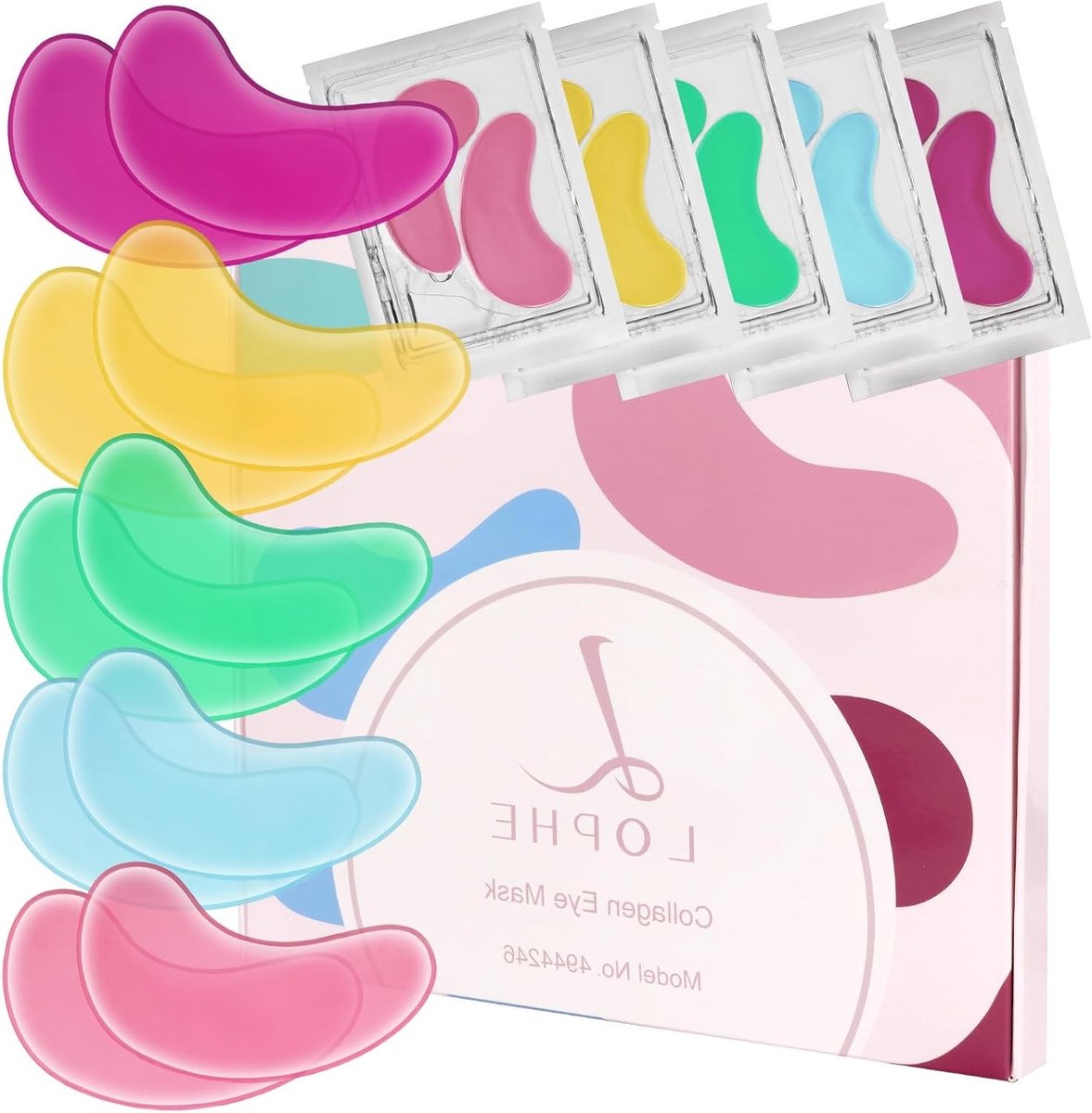 Oogpatches voor Hydratatie, Rimpelvermindering en Donkere Kringen - 30 Stuks voor Mannen en Vrouwen