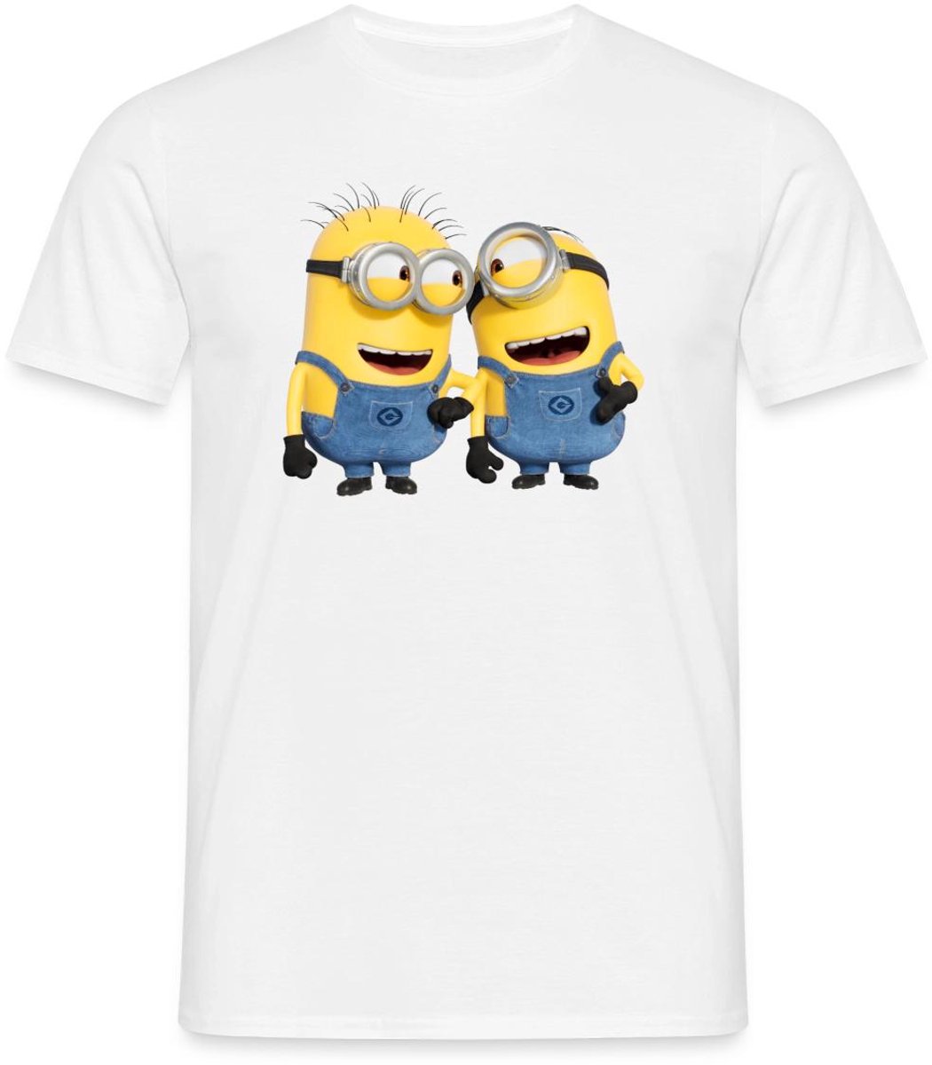 Minions Phil En Stuart Grappig T-Shirt Heren