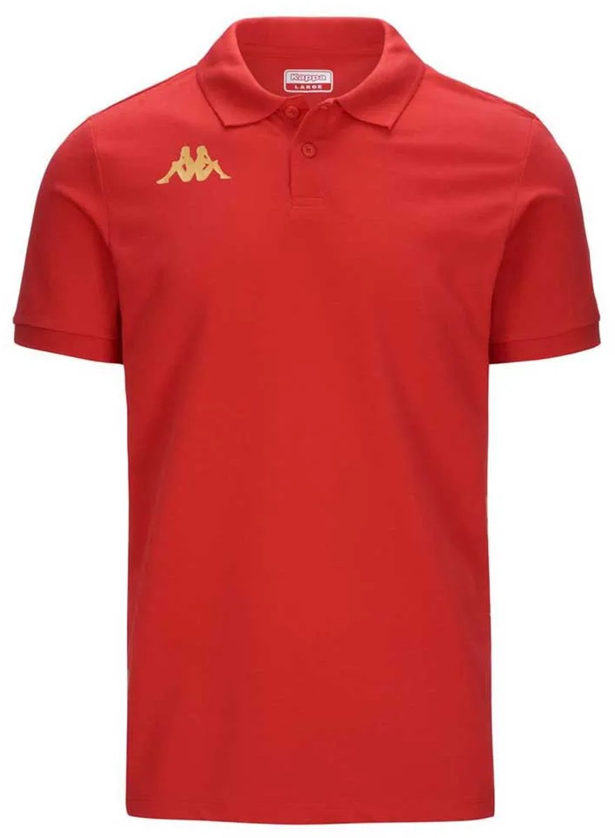 Kappa Gastio Korte Mouw Poloshirt S Man Rood