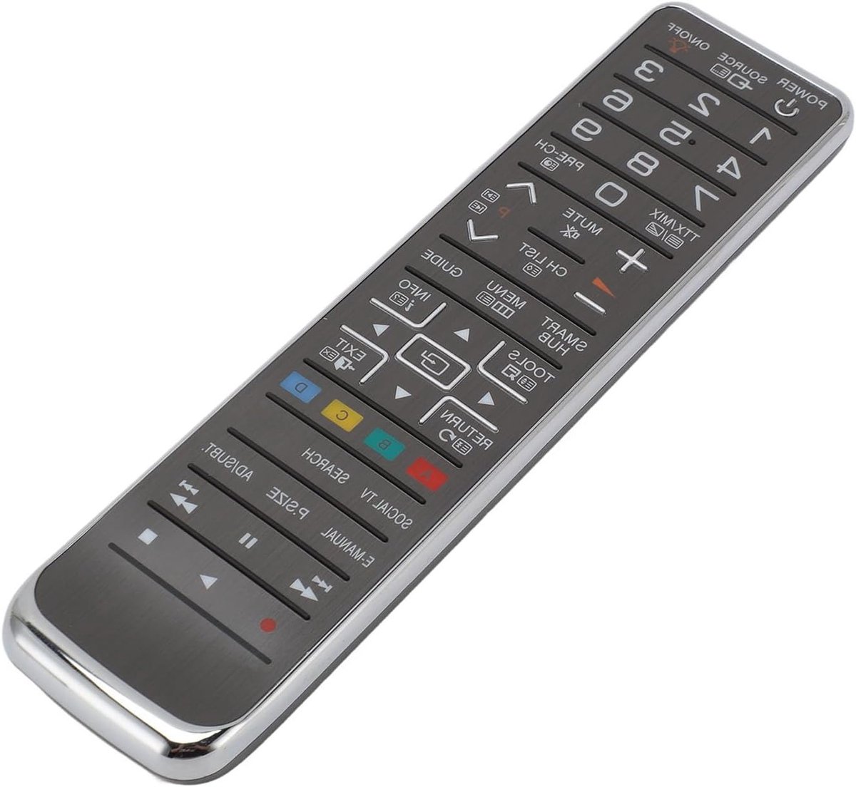 Vervangende afstandsbediening voor UE55D8000 en andere modellen, hoogwaardige materialen, eenvoudig in gebruik, compatibel met diverse TV's