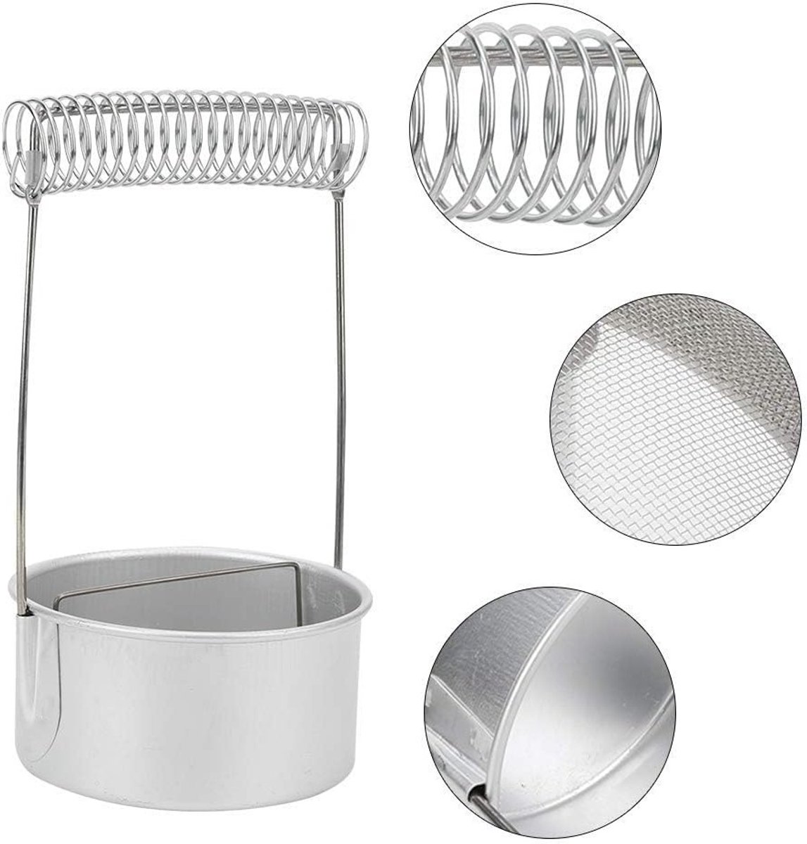 Draagbare verfkwastenwasmachine met filter - 2 stuks, ideaal voor kunstenaars, schilders en kunststudenten, verfkwastendroger en reiniger voor optimale resultaten