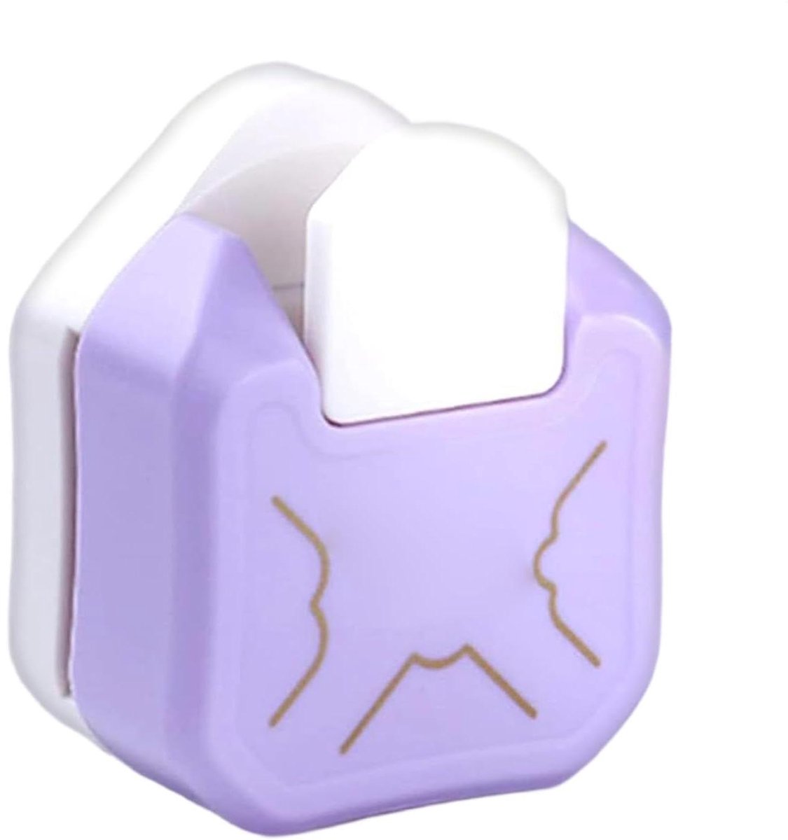 Hoeksnijder Papier - Randsnijder Knutselen - Kaarten Maken - Soepele Nauwkeurige Sneden - 35 cm Hoog - Purper