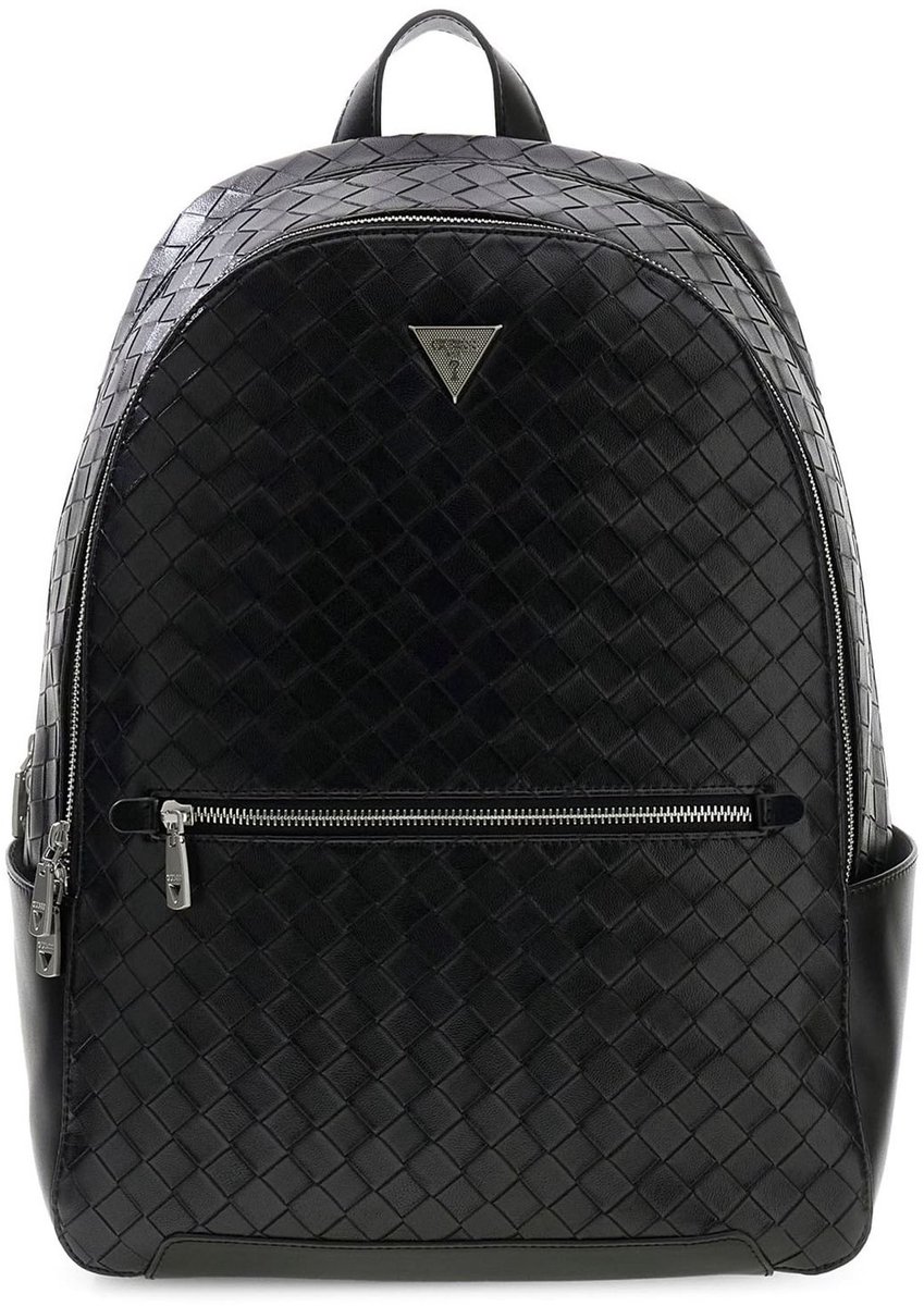 Image of GUESS laptop rugzak rugzak met laptopvak Torino Backpack Black zwart