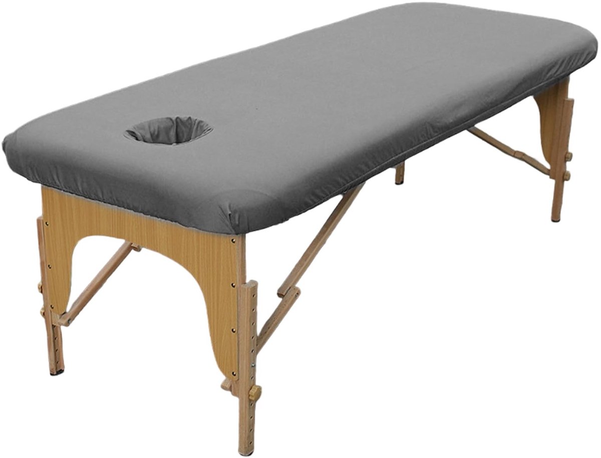 Dailygoods- Massagestoelhoes 80 x 190 cm - Oliebestendig - Wasbaar - Elastisch - Ademend - Zacht polyestervezel - Massagetafelhoes