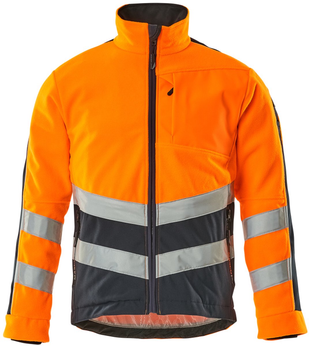 Mascot Safe Supreme Fleece jas 15503-259 - hi-vis oranje/donkermarine - 2XL