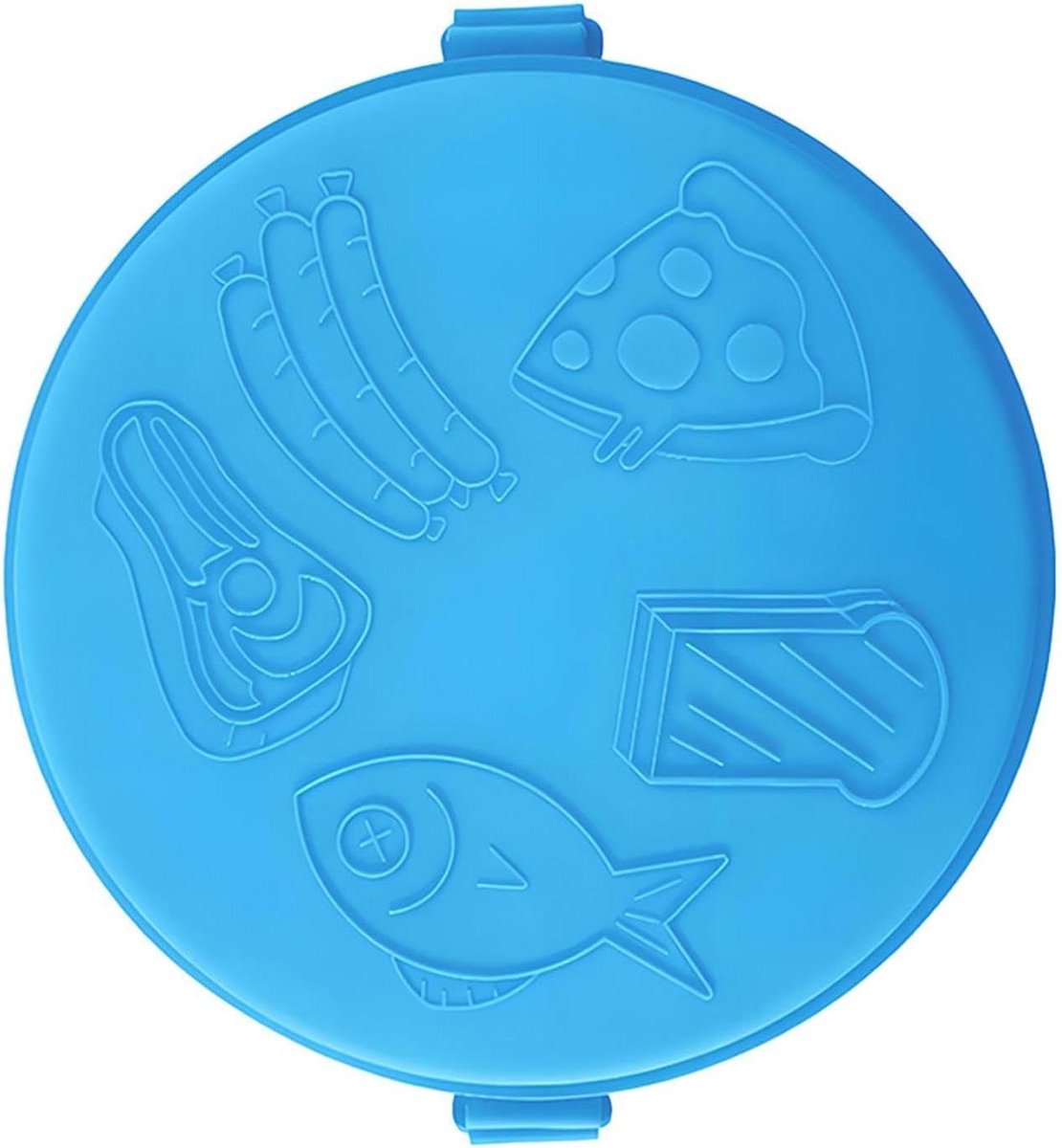 Magnetron Grillpan Sandwichmaker Pan Snelle Maaltijden Bereiden Compact Quick-Heat Design 27 cm breed Blauw