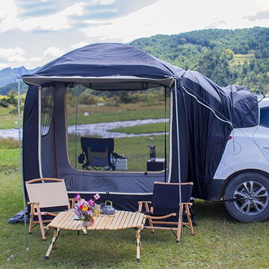 5 Person SUV Tailgate Tent for Camping Picnicks Sports Events Outdoor Activities Trunk Tent for Camping Fishing Hiking — afbeelding 3