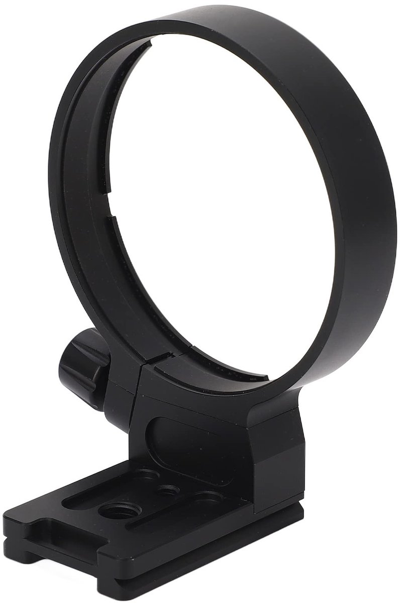 Dailygoods- Statiefbevestigingsring 180 Graden Snelsluitknop - Aluminiumlegering - Binnendiameter 80 mm - Geschikt voor 100-400 mm Lens - Schroefdraad G1/4/G3/8 - Gewicht 191 g - Statiefkraag