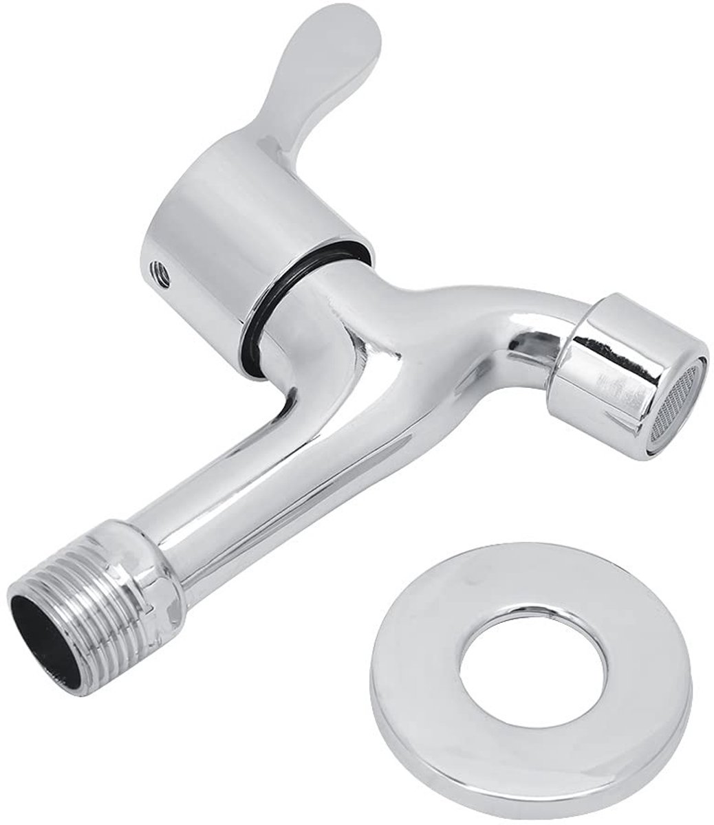 Dailygoods- Vertragingskraan Waterbesparend - Zelfsluitende Kraan - G1/2" Draad - Geschikt voor Keuken/Badkamer - Onderhoudsvriendelijk - Gebruiksvriendelijk - Waterkraan
