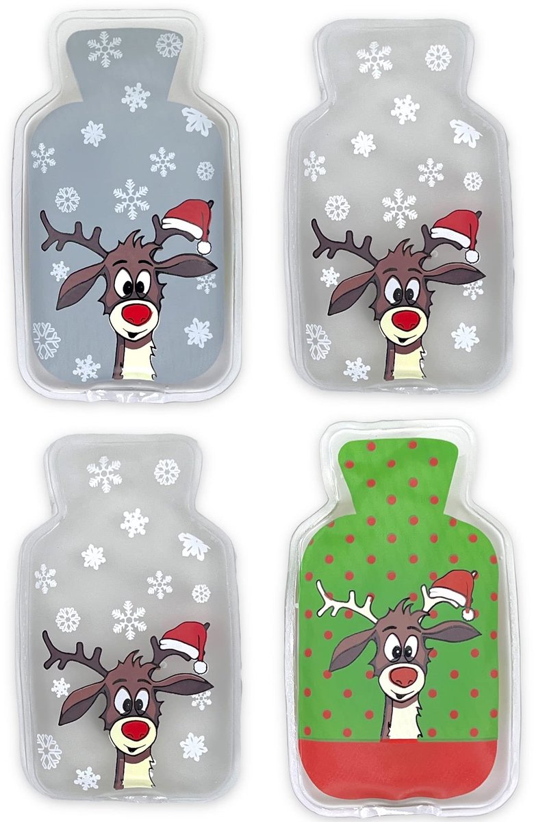 Dailygoods- Handwarmers Oplaadbaar - Herbruikbaar - Set van 4 - Huidvriendelijke Kunststof Hoes - Tot 55 °C Warmte - Perfect voor Koude Dagen - Zakwarmers