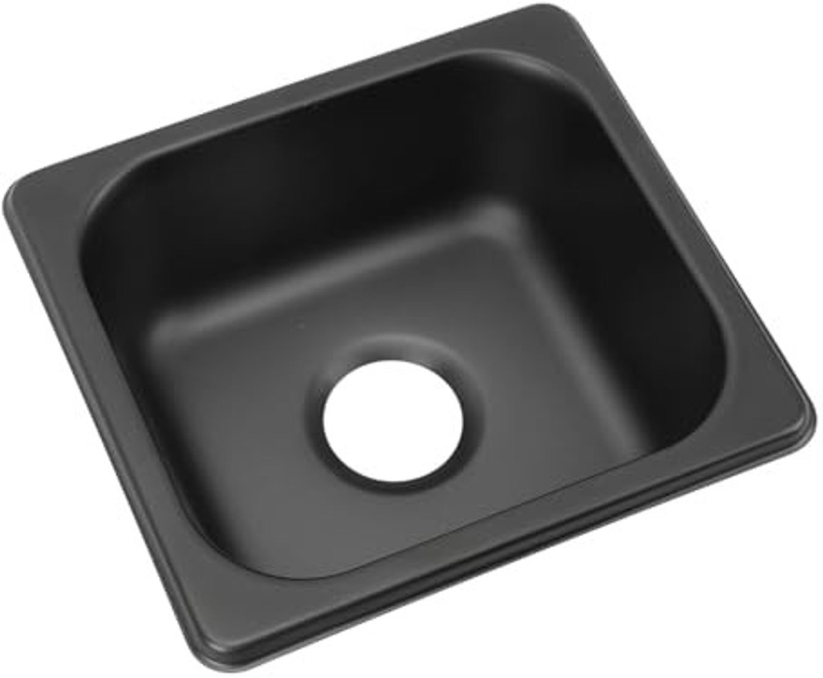 Dailygoods- Keukensink Grote Capaciteit - Ingebouwde Installatie - Roestvrij Staal - Efficiënte Afvoer - 150x135x70 mm - Ideaal voor Kleine Ruimtes - Rv-sink