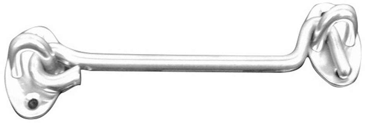 Dailygoods- Deurslot Roestvrij Staal - Deurhaak - Vergrendeling - 180 Graden Rotatie - Binnen/Buitentoepassingen - Inclusief Schroeven - Haakslot