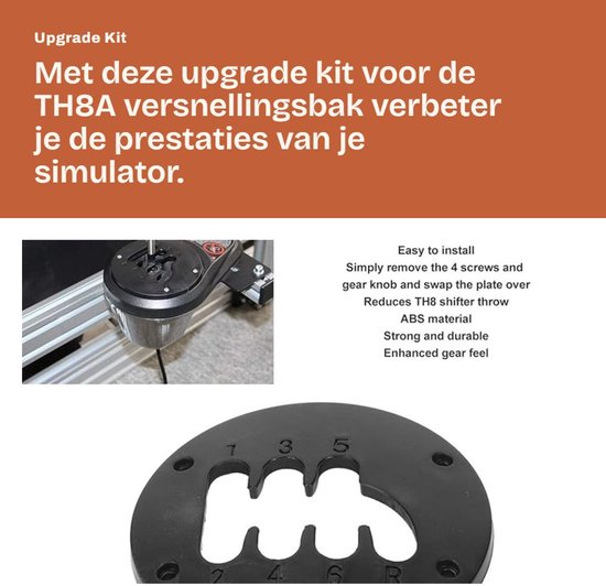 Dailygoods- Schakelhendel 75mm - TH8A Gear Middenplaat - Upgrade Modificatie - ABS Materiaal - Zwart - Realisme Kit - Shifter van Dailygoods — afbeelding 4