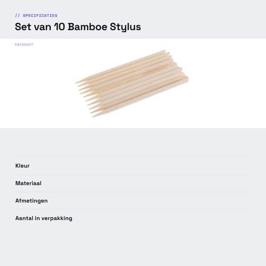 Dailygoods- Artist Pen 10 Stuks - Bamboe Stylus - Scratchers Tool - Tekenen voor Kinderen - Reisactiviteit - Perfect Cadeau - Tekenpen — afbeelding 3