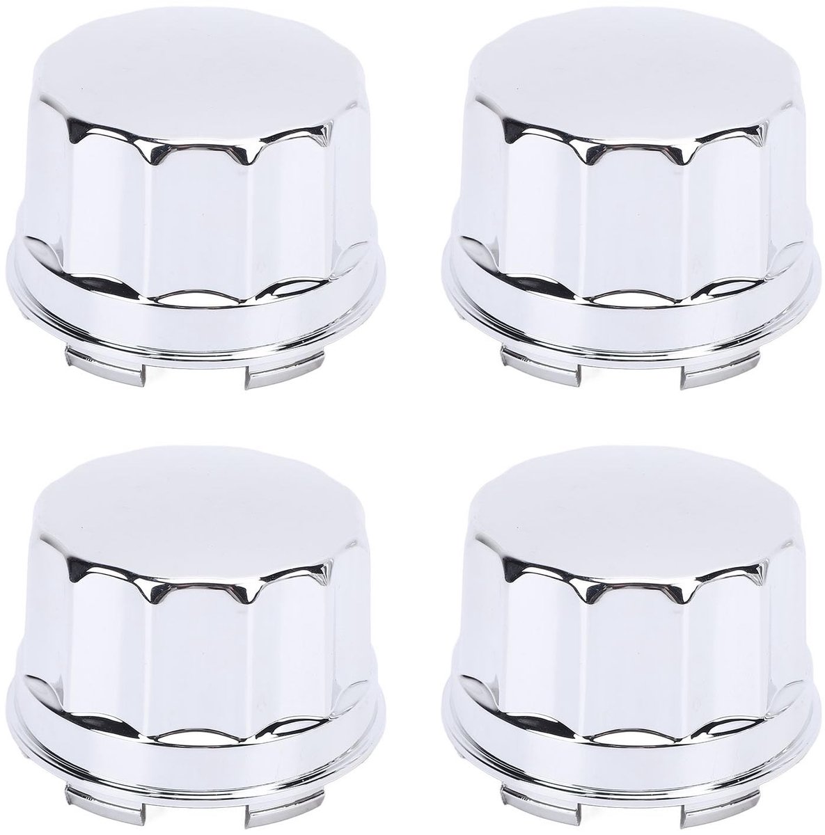 Dailygoods- Velgmiddenkapafdekking krasbestendig - Naafdoppen 4 stuks - Lichtmetalen wielen 8/10/12/14 inch - ATV/Quad - Sportieve look - Bescherming tegen stof en krassen - Naafdop