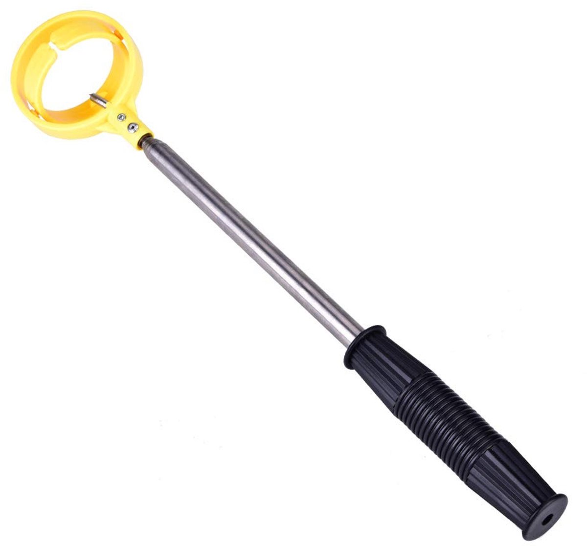 Dailygoods- Golfballretriever 8 Secties Verstelbare Lengte - Telescopische Golfballretriever - Roestvrij Stalen Ballenophaler - Automatische Vergrendeling - Comfortabele Grip - Max. Lengte 215 cm - Golfballophaler