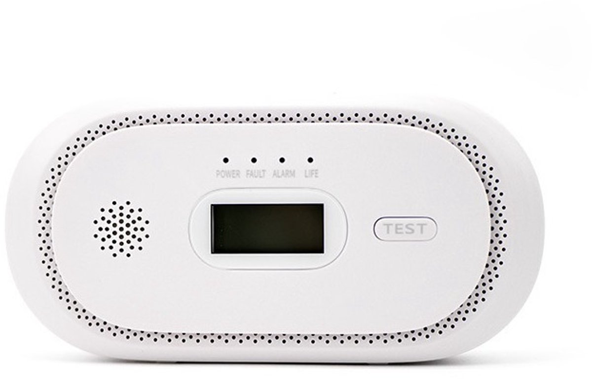 Normalert Koolmonoxide Meter JM-ZL2031 Wit