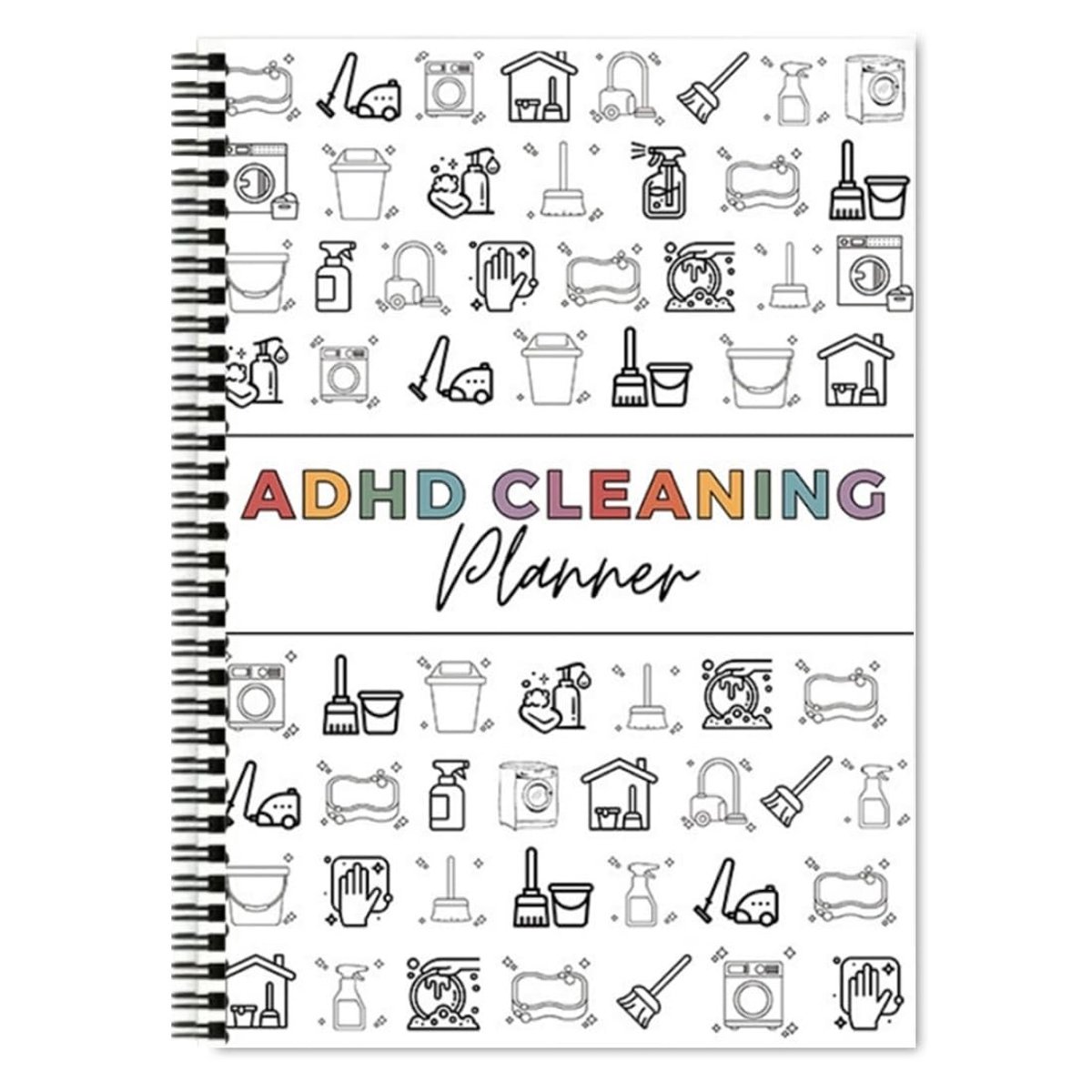 Dailygoods- Notitieboek ADHD Planner - Schoonmaakplanner - Dagelijkse/Wekelijkse/Maandelijkse Checklist - Intuïtief Ontwerp - Aanpasbare Secties - Kleurgecodeerd Systeem